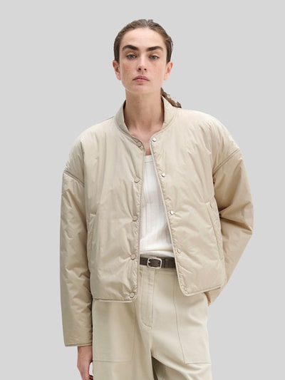 Marc O'Polo Comfort Fit Blouson aus Satin Sand 4