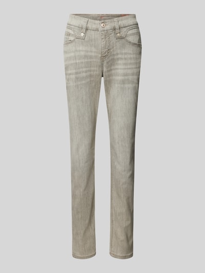 MAC Slim Fit Jeans mit 5-Pocket-Design Modell 'Rich' Hellgrau 2