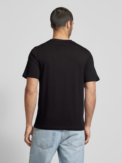 Jack & Jones T-shirt z nadrukiem z logo model ‘WAYNE’ Czarny 5