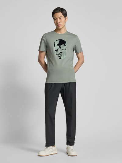 Antony Morato T-Shirt mit Motiv-Print Hellgruen 1