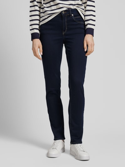 MAC Bootcut Fit Jeans mit Stretch-Anteil Modell 'MELANIE' Marine 4