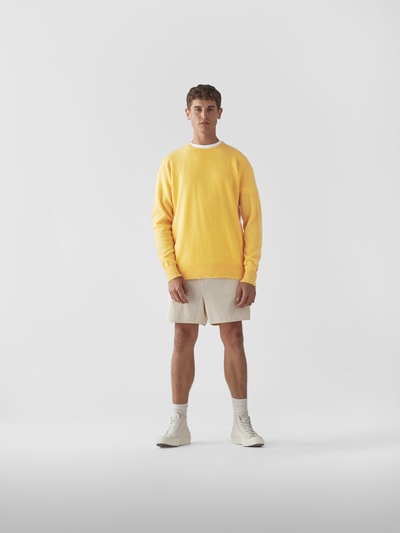 Maison Flaneur Pullover aus Kaschmir Gelb 1