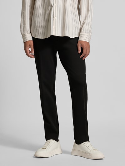 Scotch & Soda Slim Fit Stoffhose mit Gesäßtaschen Modell 'Mott' Black 4