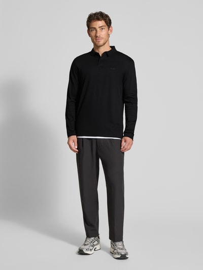 BOSS Green Regular fit poloshirt van puur katoen, model 'PIROL' Zwart - 1