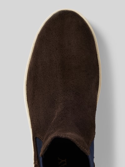 Replay Chelsea boots van echt leer, model 'FRANK' Donkerbruin - 3