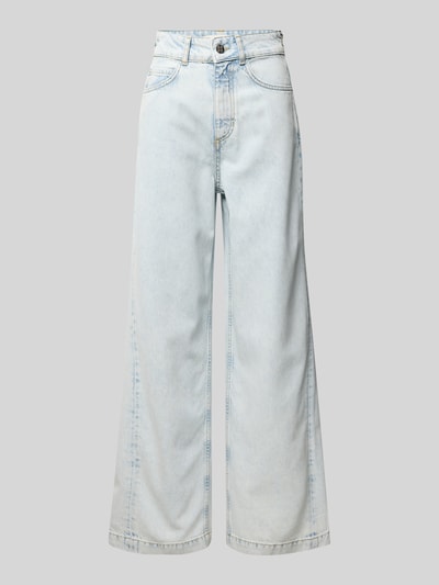 Marc O'Polo Wide fit jeans van een mix van katoen en lyocell Lichtblauw - 2