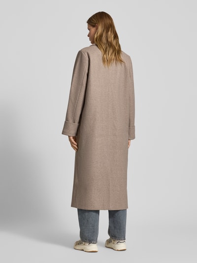 Noisy May Mantel mit Reverskragen Modell 'CADDY' Beige Melange 5