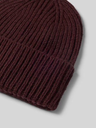 Produktfoto, czapka beanie Beanie mit Viskose-Anteil Modell 'Beky' von someday., Mieszanka materiałów z dodatkiem wiskozy, szeroki brzeg, efekt prążkowania