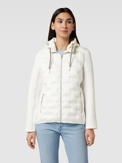 Christian Berg Woman Selection Steppjacke mit Reißverschlusstaschen Offwhite 4