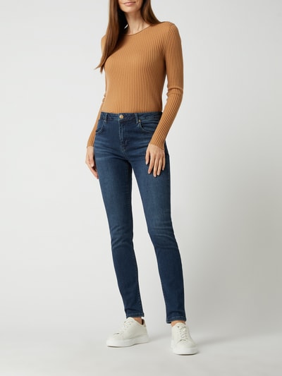 Raffaello Rossi Jeans met smalle pasvorm en stretch, model 'Amal' Jeansblauw - 1