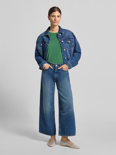 Weekend Max Mara regular fit T-shirt van katoenmix model 'MULTIF' Groen - 1