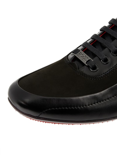 BOSS Sneaker aus Leder Modell 'Racing Black 2