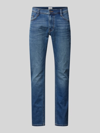 Mustang Slim fit jeans met labelpatch, model 'OREGON' Blauw - 2