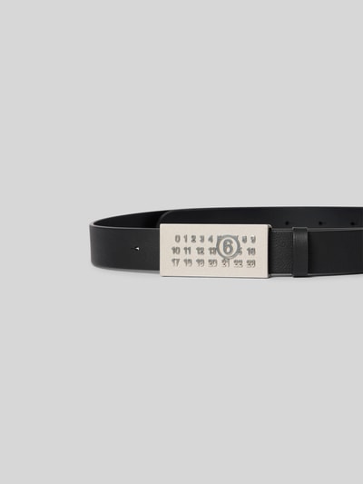 MM6 Maison Margiela Gürtel mit Logo-Prägung Black 3