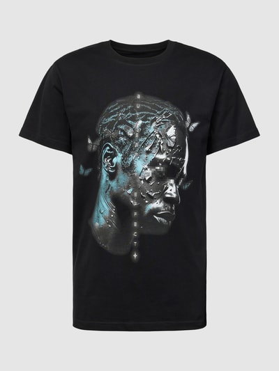 Mister Tee T-Shirt mit Motiv-Print Black 2