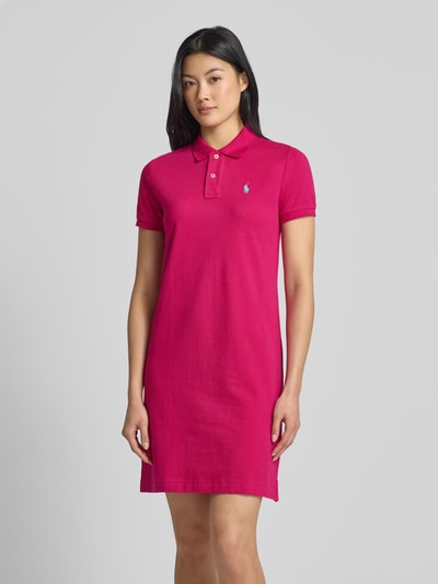 Polo Ralph Lauren Polokleid mit Logo-Stitching Pink 4