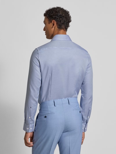 SEIDENSTICKER Koszula biznesowa o kroju slim fit z kołnierzykiem typu kent Błękitny 5