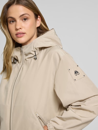 Moose Knuckles Windbreaker mit Zweiwege-Reißverschluss Offwhite 3