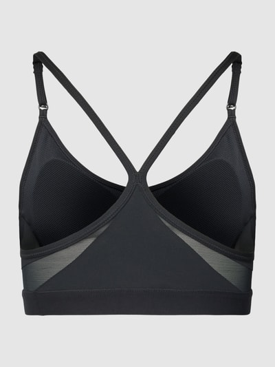 NIKE TRAINING Bustier mit Label-Print Black 3