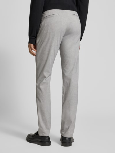 BOSS Orange Chinosy o kroju slim fit z mieszanki bawełny Srebrny 5