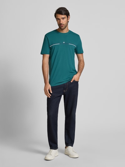 Christian Berg Men T-Shirt mit Rundhalsausschnitt Metallic Gruen 1