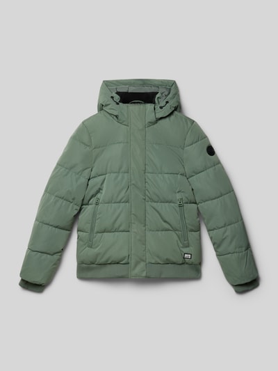 CARS JEANS Steppjacke mit Label-Patch Modell 'HASWAR' Schilf 1