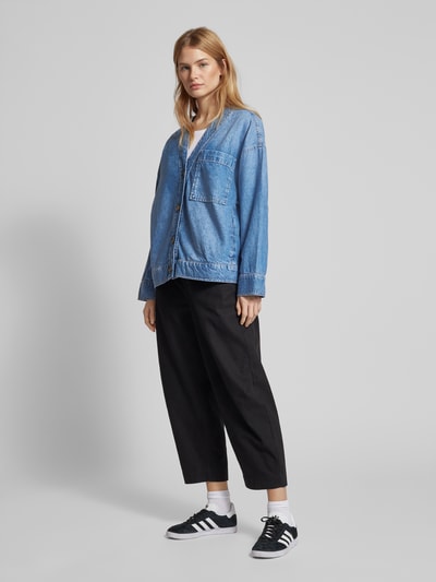 JAKE*S STUDIO WOMAN Jeansjack met borstzak Jeansblauw - 1