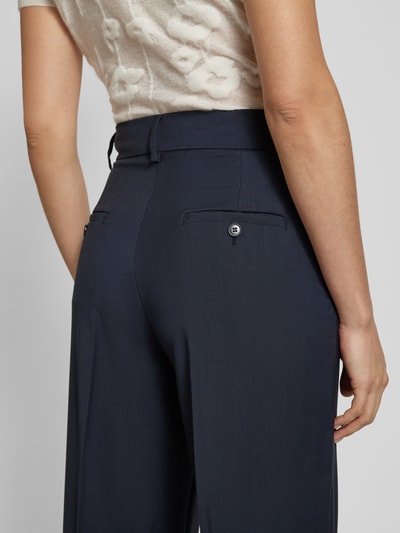 Weekend Max Mara Flared Wollhose mit Bügelfalten Modell 'VISIVO' Marine 3