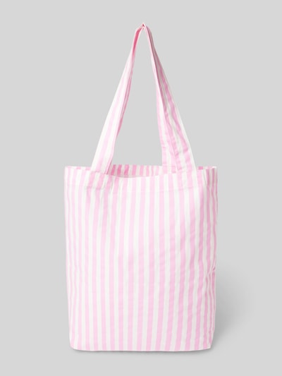 MADS NØRGAARD Handtasche mit Label-Patch Modell 'Sacky Atoma Bag' Pink 4