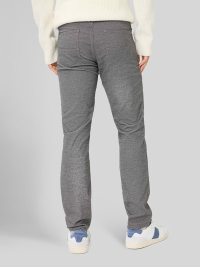 Brax Regular Fit Chino aus Baumwoll-Mix mit Viskose-Anteil Modell 'Wool Look Flex' Silber 5