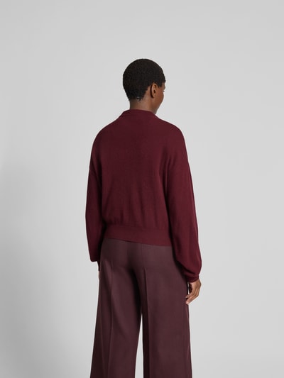 ROTATE Sweatshirt mit Kaschmir-Anteil Bordeaux 5