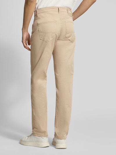 Brax Regular fit stoffen broek met lyocell-aandeel model 'Cadiz' Beige - 5
