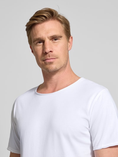 Drykorn T-Shirt mit Rundhalsausschnitt Modell 'KENDRICK' Weiss 3