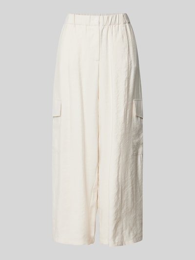 Milano Italy Stoffen broek met klepzakken Zand - 2