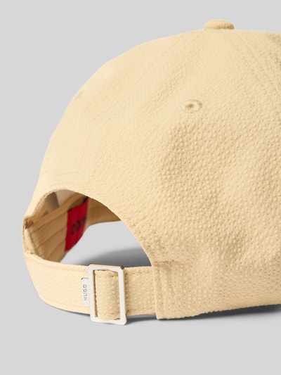 HUGO Basecap mit Strukturmuster Modell 'Mett' Beige 3