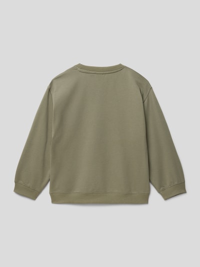 Roxy Sweatshirt mit Label-Motiv-Print Modell 'MORNING HIKE' Khaki 3