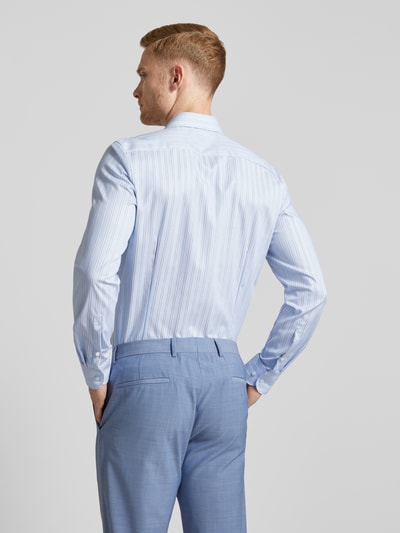 OLYMP Level Five Slim fit zakelijk overhemd met kentkraag, model 'HAI' Bleu - 5