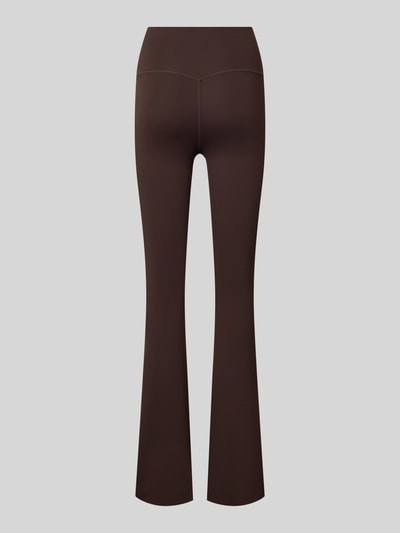 aim'n Leggings mit Logo-Print Modell 'Sense' Dunkelbraun 3