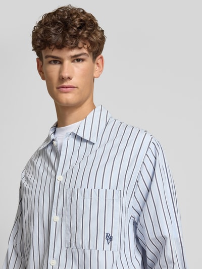 REVIEW Vrijetijdsoverhemd met knoopsluiting Bleu - 3