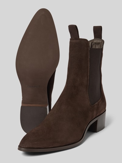 Gant Buty chelsea z elastyczną wstawką Ciemnobrązowy 4