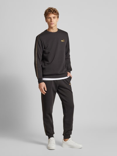 PUMA PERFORMANCE Sweatshirt mit Label-Print Black 1