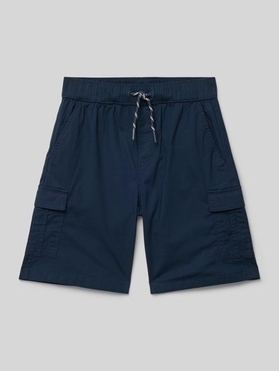 s.Oliver RED LABEL Loose Fit Bermudas aus Baumwoll-Mix Marine 1
