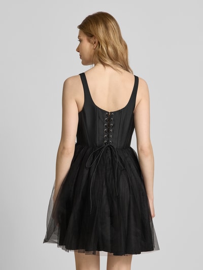 LACE & BEADS Cocktailkleid mit Karree-Ausschnitt Black 5