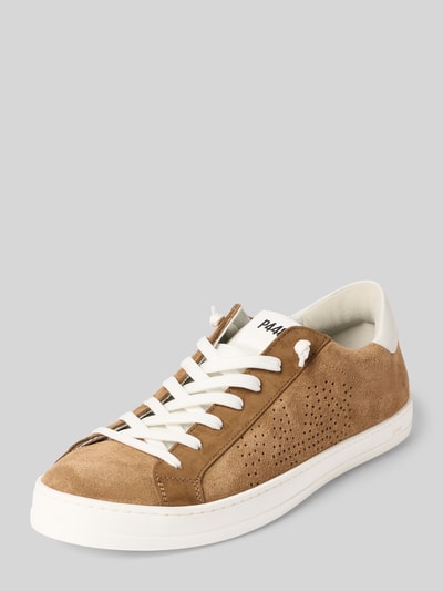 P448 Sneakersy sznurowane model ‘JOHN’ Jasnobrązowy 1