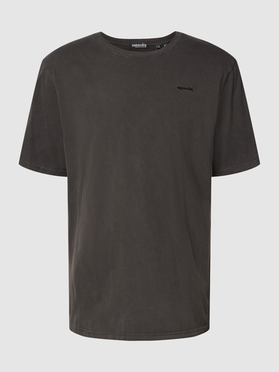 Superdry T-Shirt mit Label-Stitching Black 2