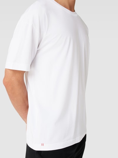 HUGO T-Shirt mit Label-Print Modell 'Unite' Offwhite 3