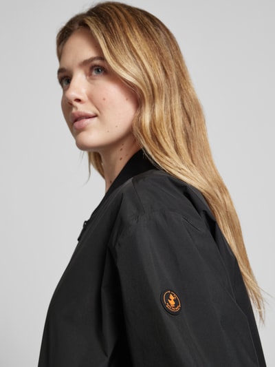 SAVE THE DUCK Bomberjacke mit Zweiwege-Reißverschluss Modell 'OLEN' Black 3