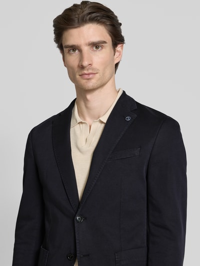 JOOP! Collection Slim Fit 2-Knopf-Sakko mit Reverskragen Modell 'Hoverest' Marine 3