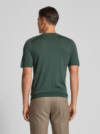 SELECTED HOMME Regular fit T-shirt van zuivere wol Donkergroen - 5