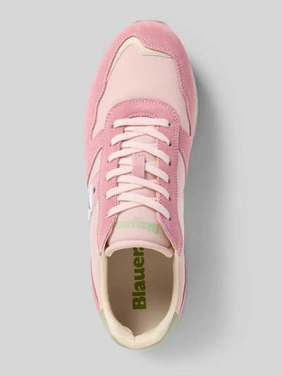 Blauer USA Sneaker mit Label-Details Modell 'MELROSE02' Pink 3
